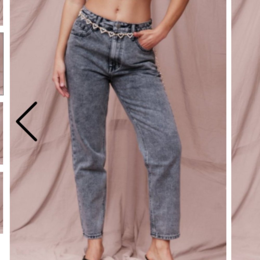 High waisted mom jeans